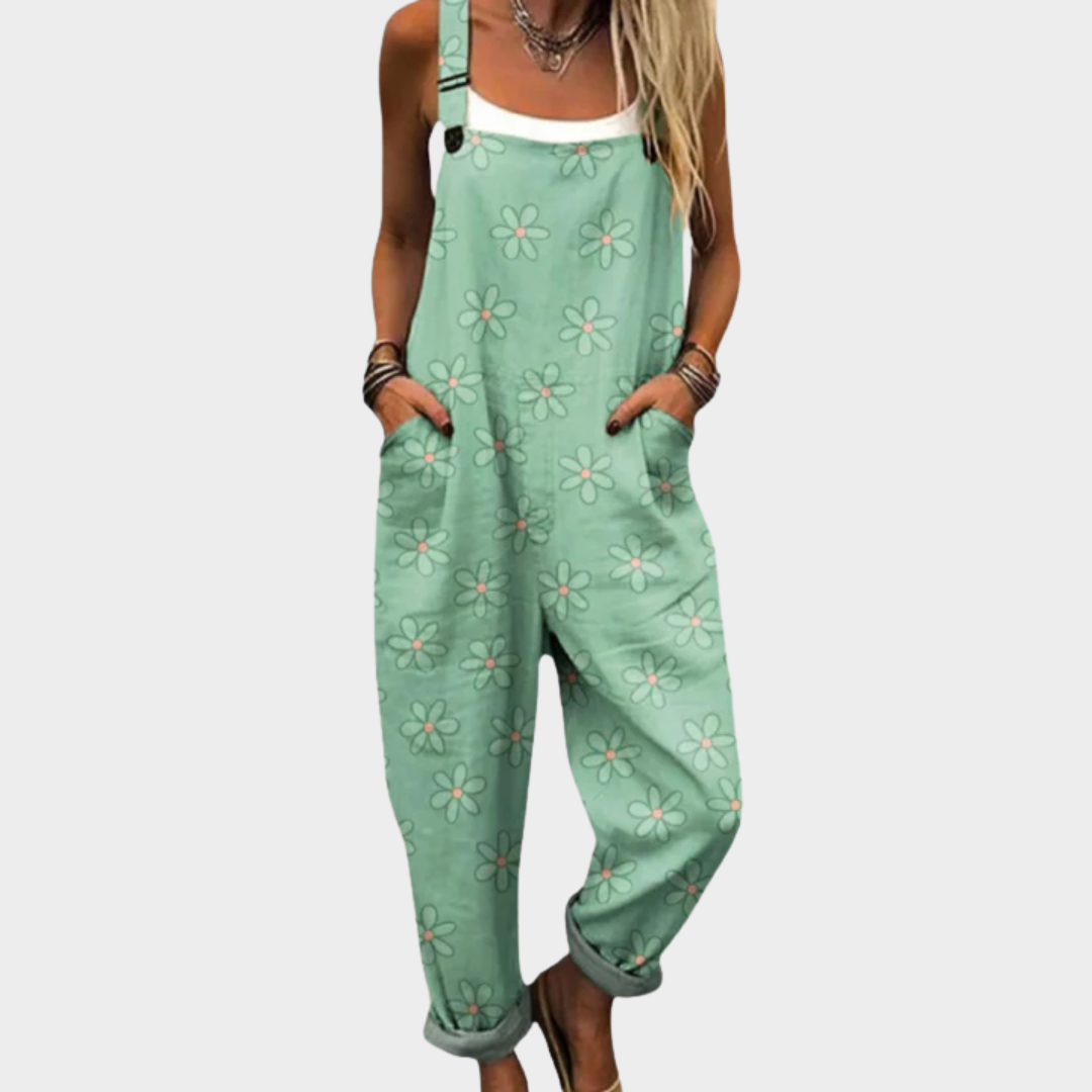 Narelle | Printed Overalls