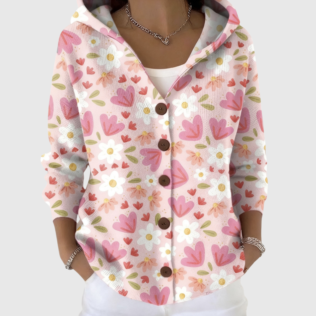 Cosy Hooded Knit Cardigan