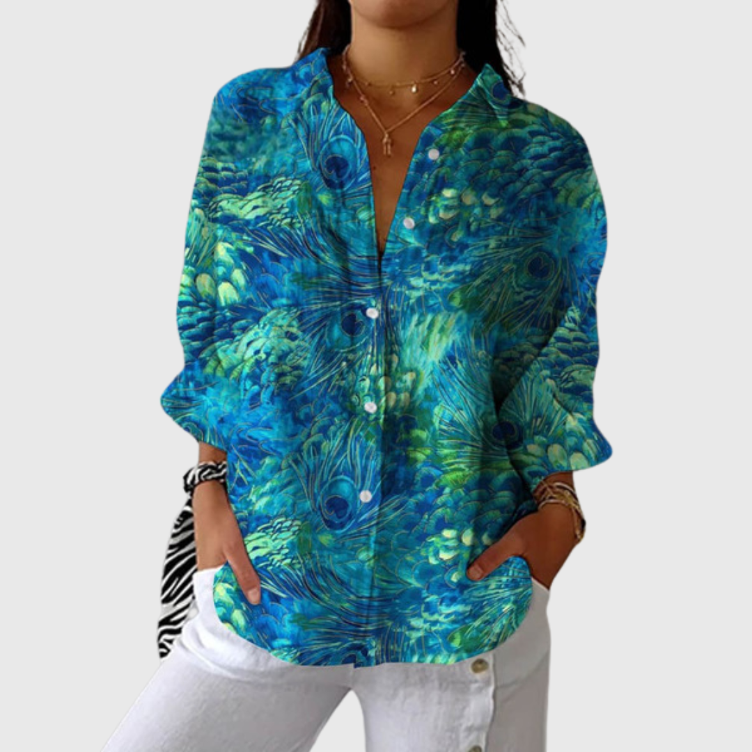 Colourful Lightweight Printed Blouse