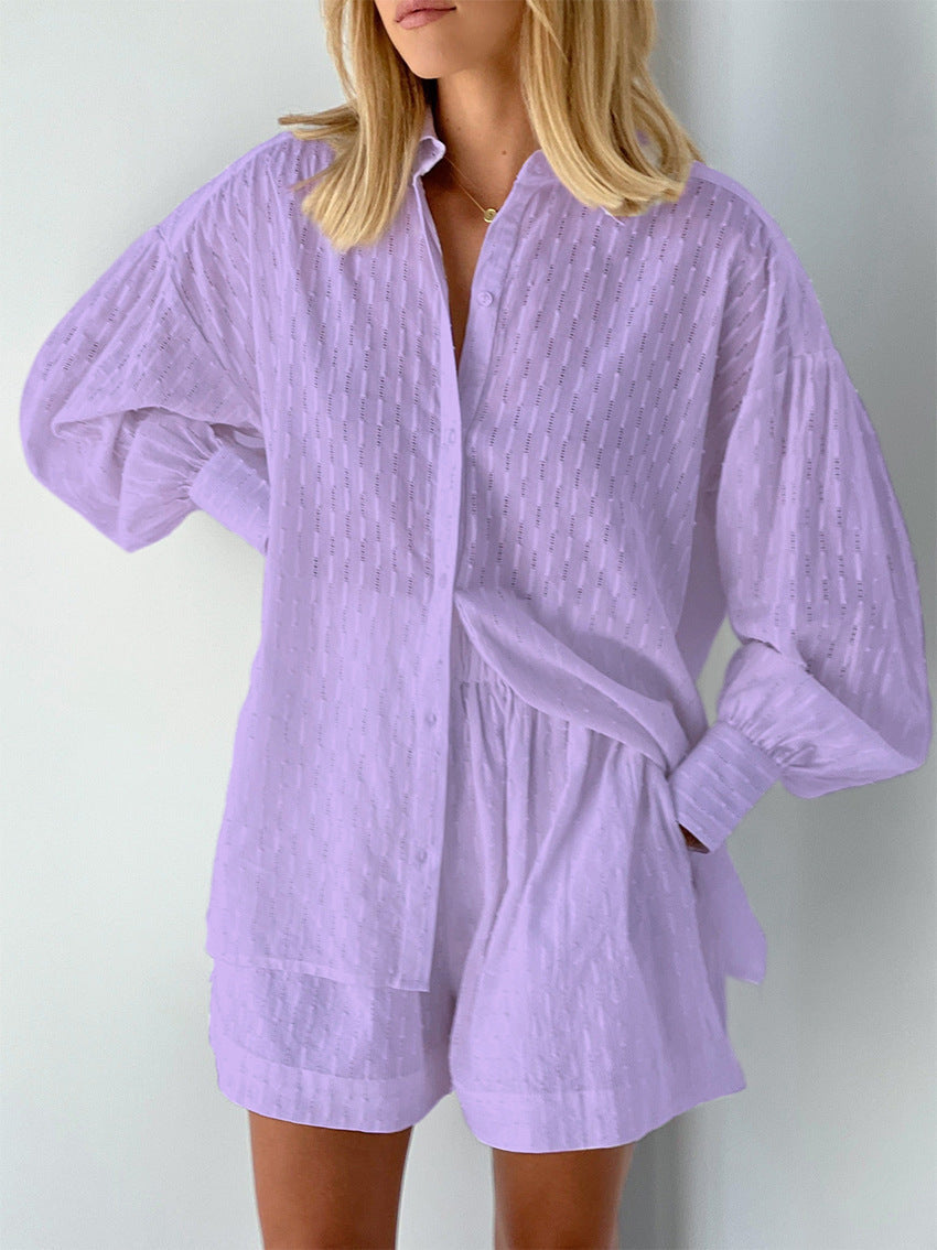 Elizabeth - Lightweight Shirt and Shorts Set