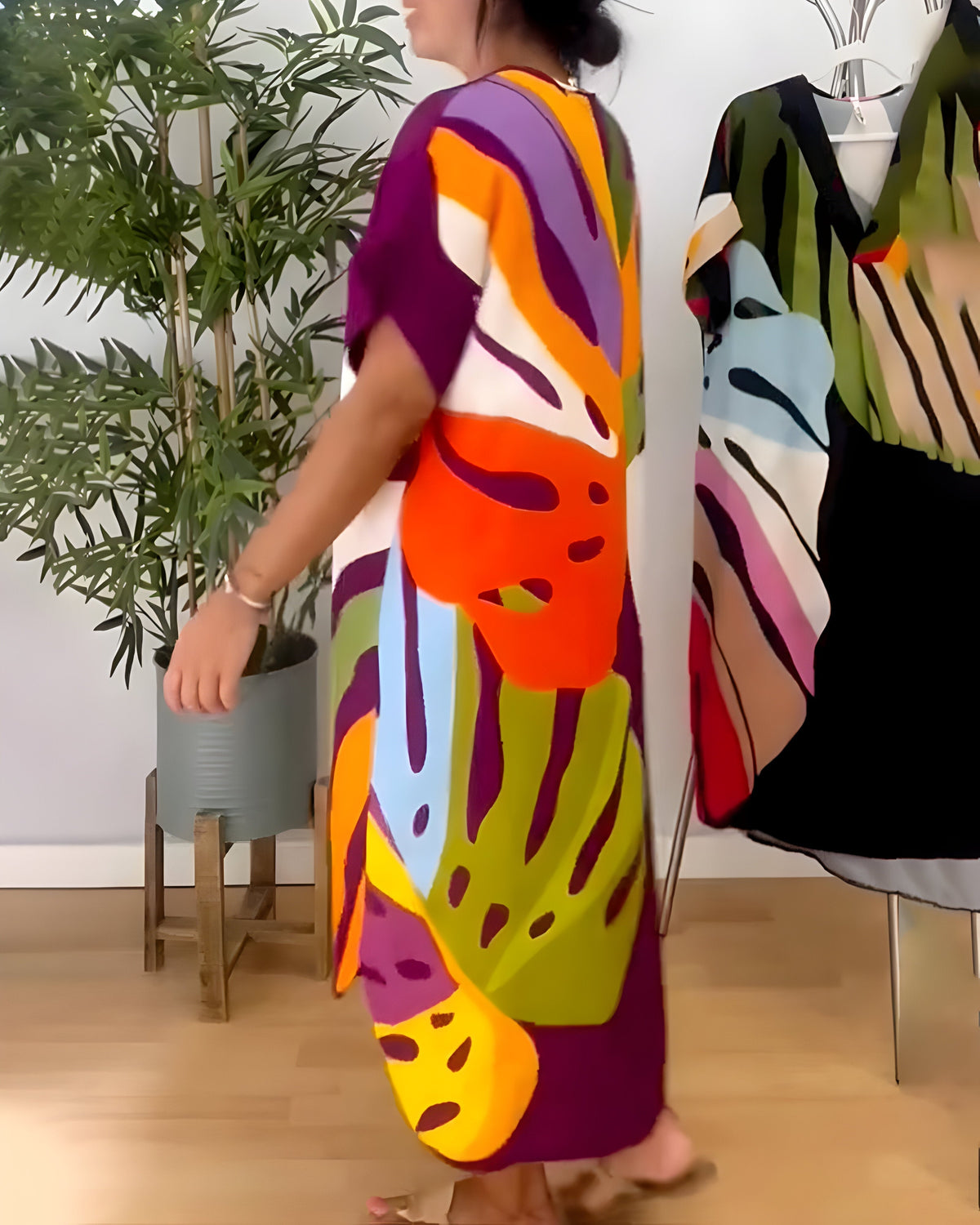 Jillian | Abstract Print Dress
