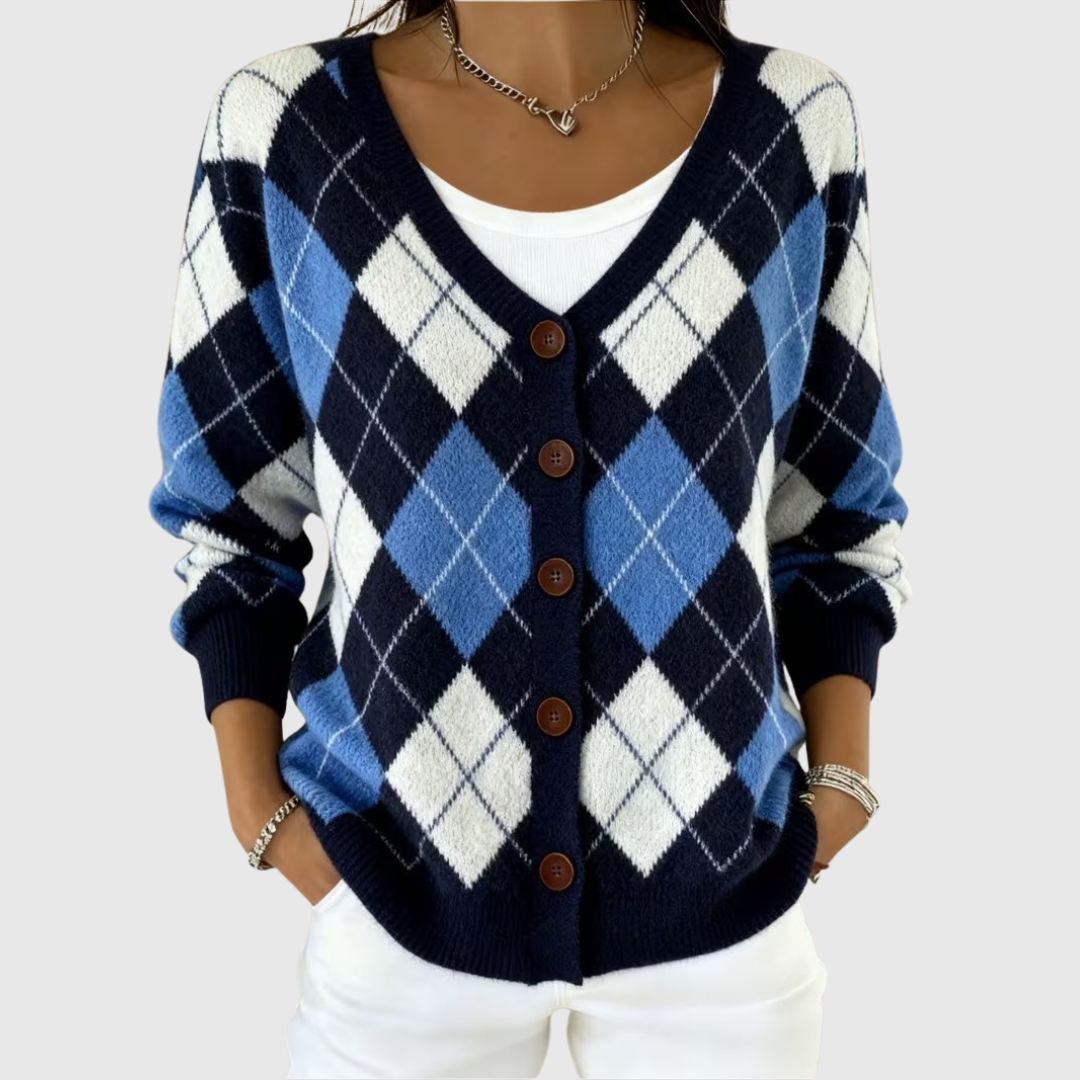 Cosy Button-Up Knit Cardigan