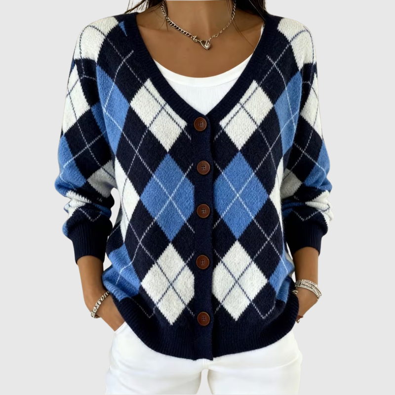 Bernadette | Button-Up Knit Cardigan