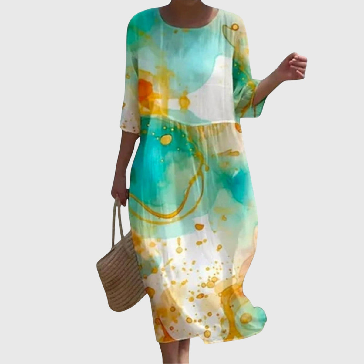 Melinda | Elegant Floral Maxi Dress