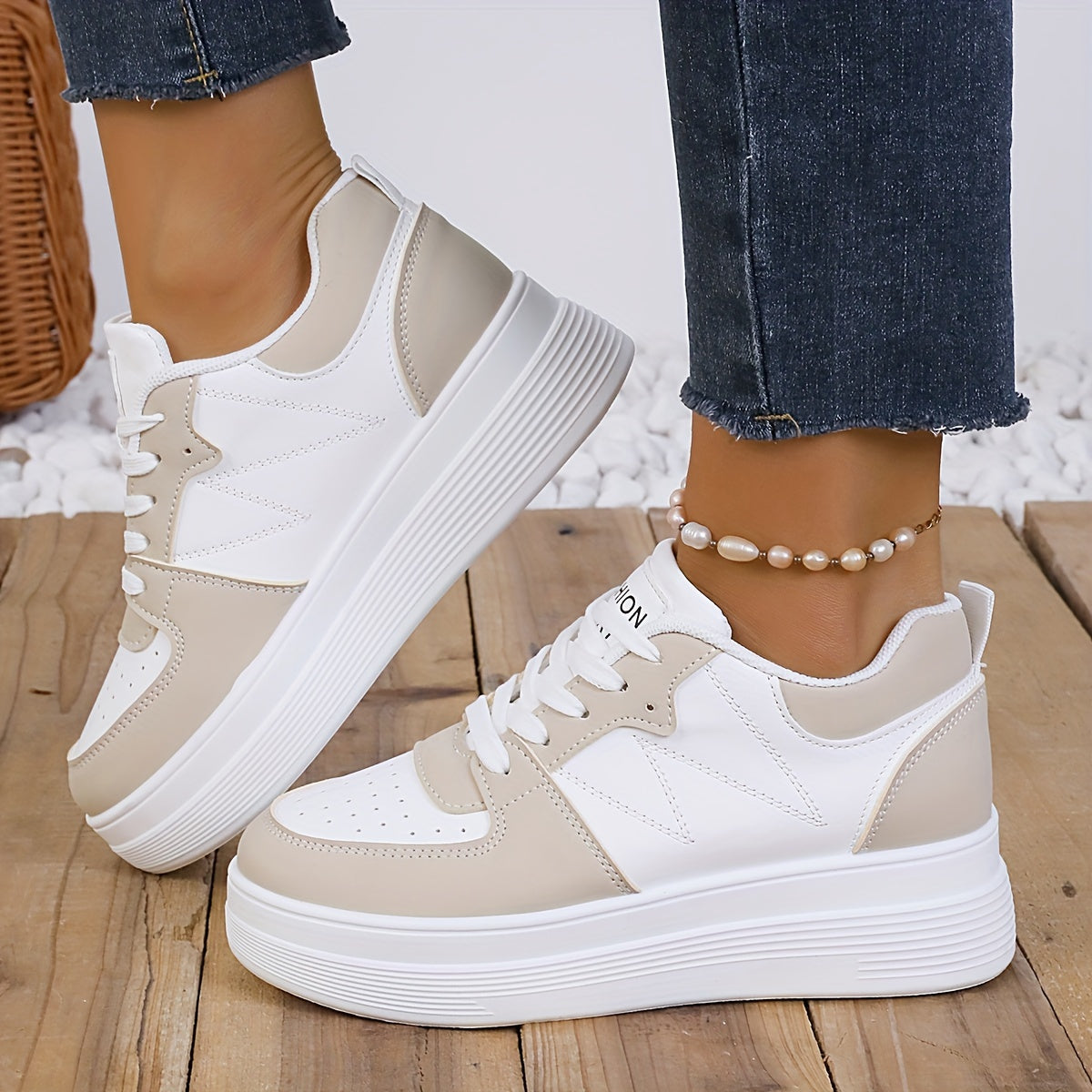 Bernadette | Elegant Platform Sneakers