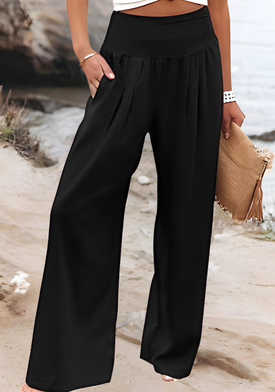 Gail | Wide-Leg Beach Trousers