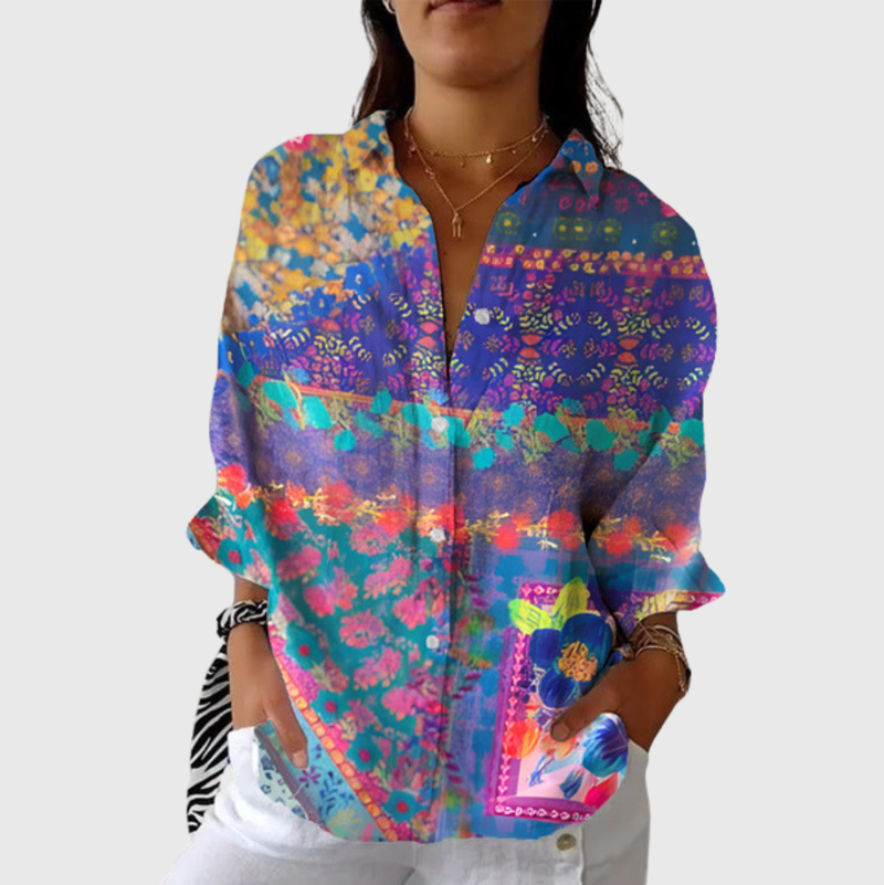 Hazel | Lightweight Printed Blouse