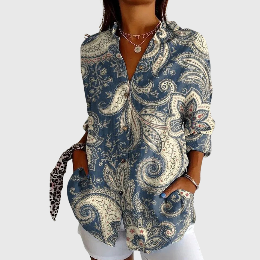 Colourful Lightweight Printed Blouse