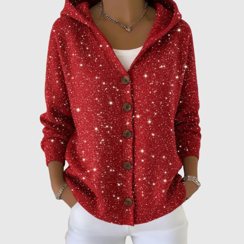 Annette | Hooded Knit Cardigan