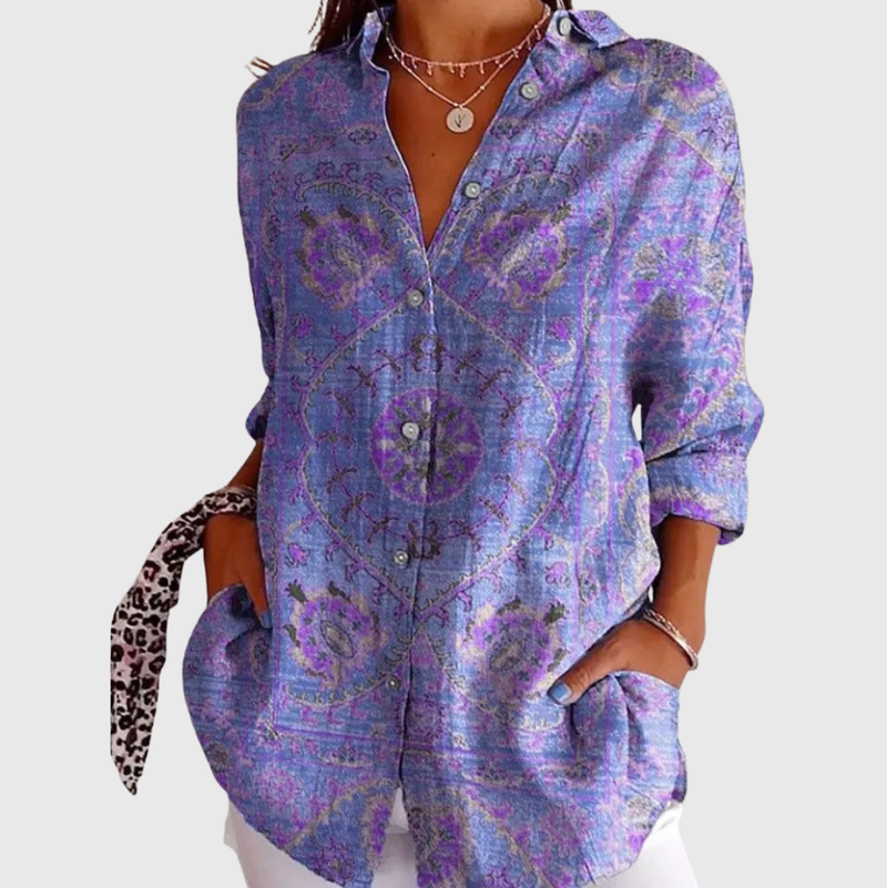 Jacinta | Lightweight Printed Blouse