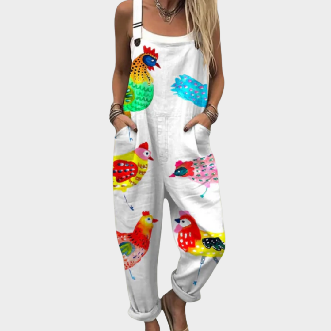 Comfy Printed Overalls
