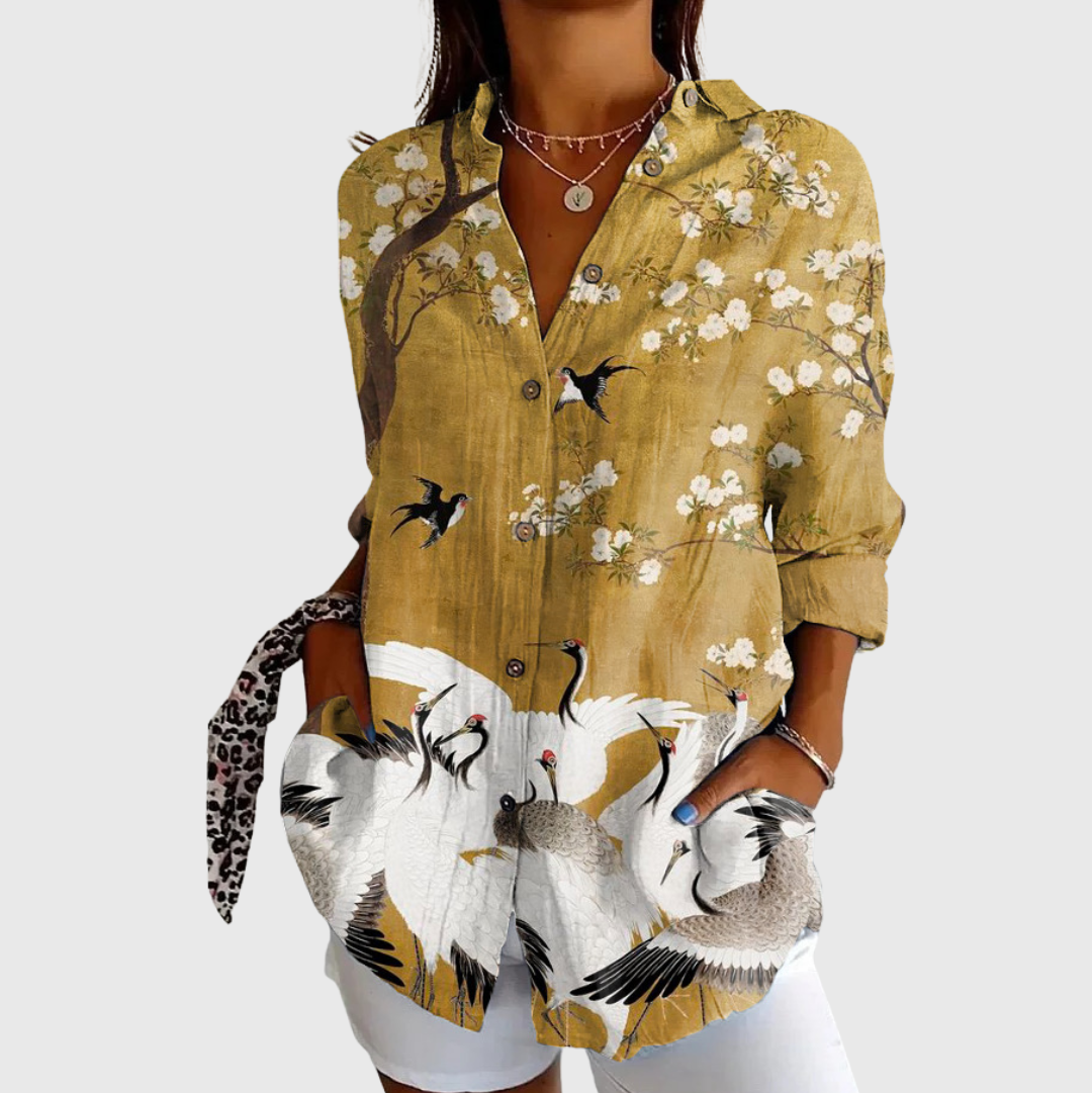 Colourful Lightweight Printed Blouse