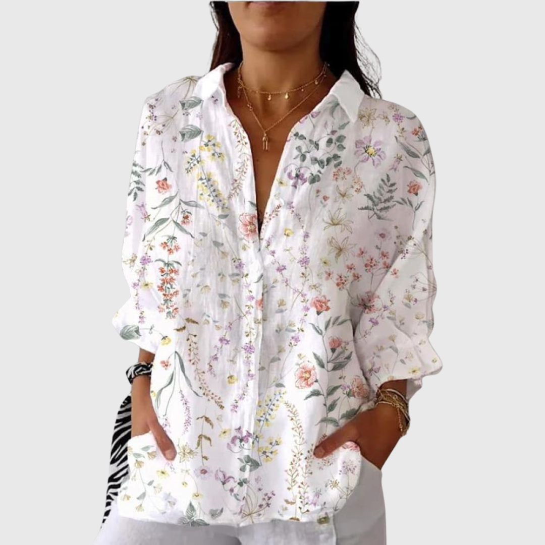 Colourful Lightweight Printed Blouse