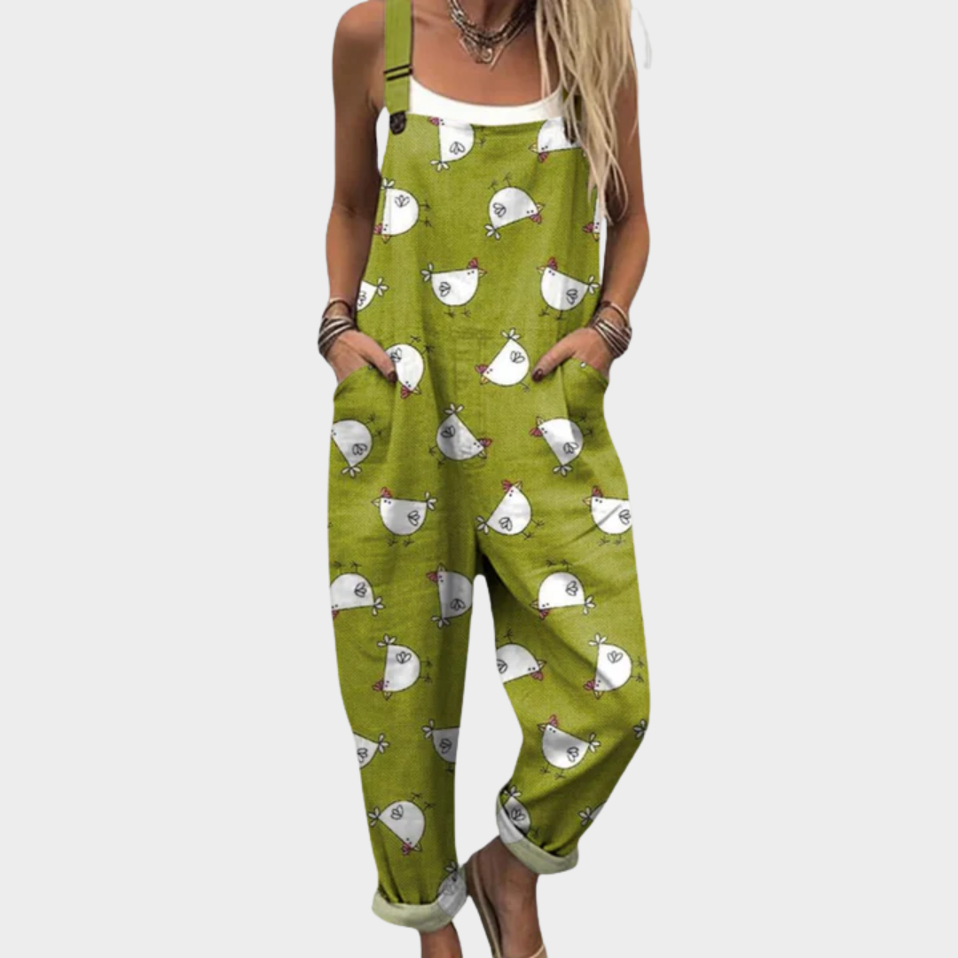 Comfy Printed Overalls
