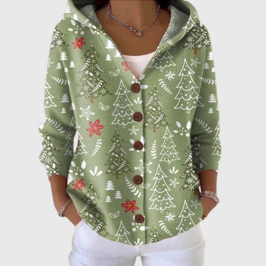 Hooded Knit Comfort Cardigan