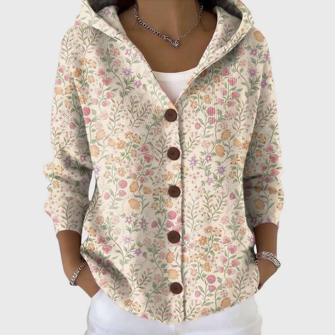 Cosy Hooded Knit Cardigan
