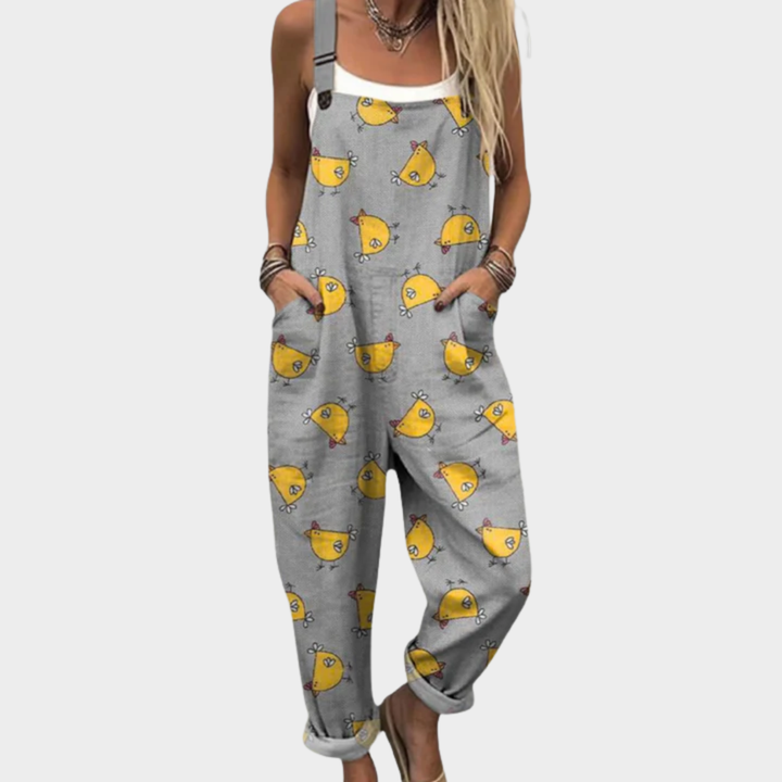 Comfy Printed Overalls