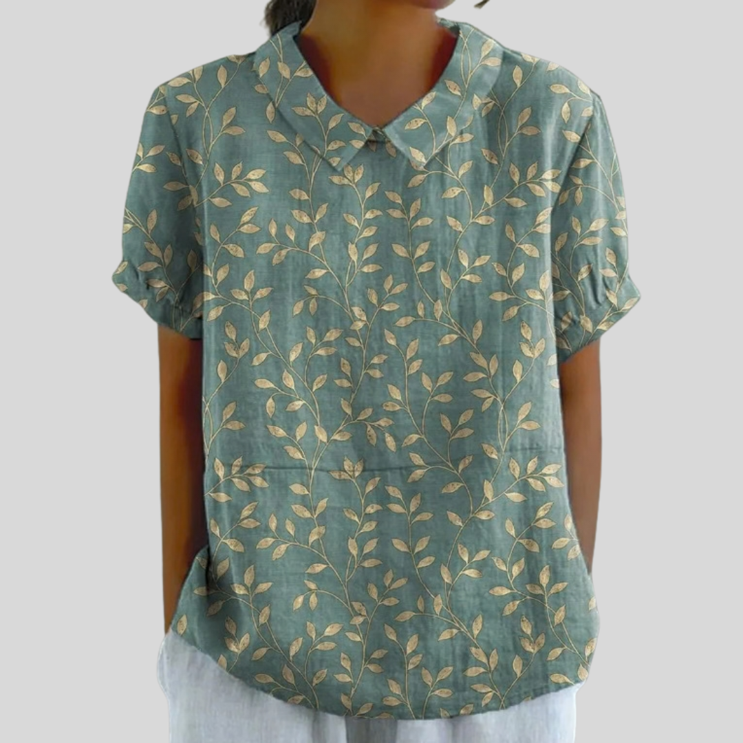 Elegant Floral Comfort Top