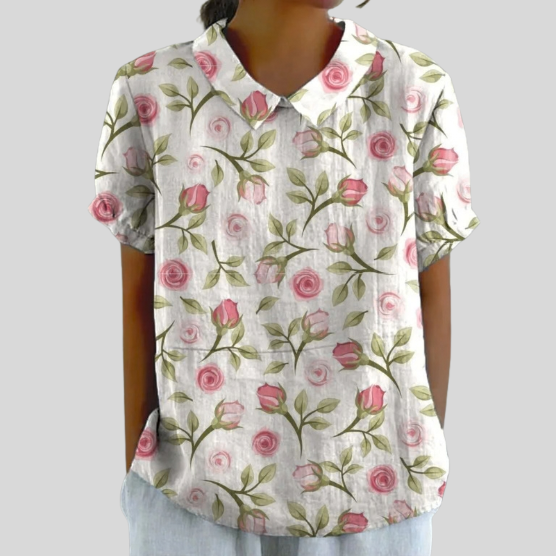 Hazel | Floral Comfort Top