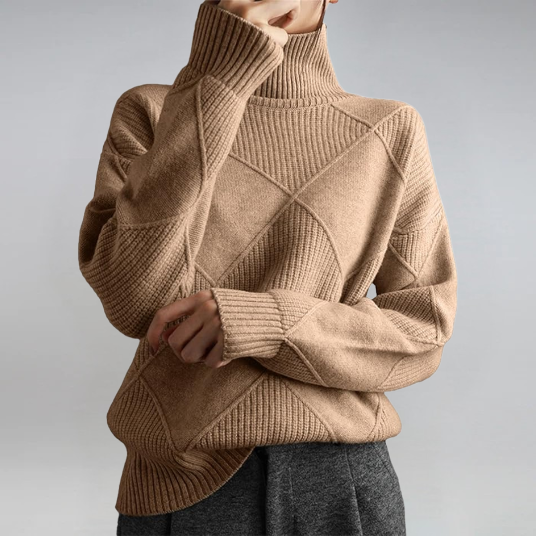 Lauren | Luxurious Cashmere Turtleneck Jumper