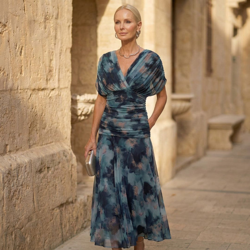 Erin | Elegant Blue Dress