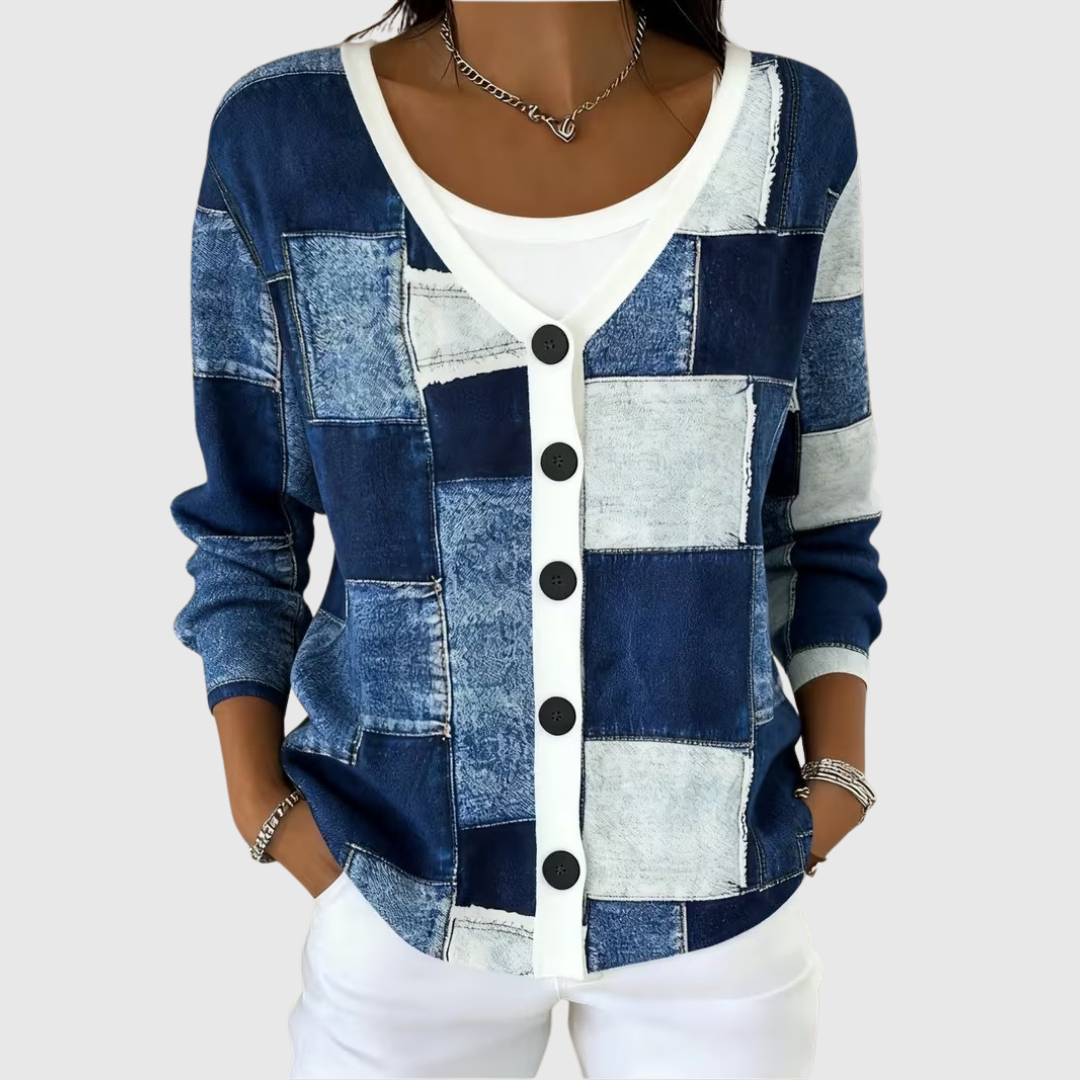 Buttoned Comfort Knit Cardigan
