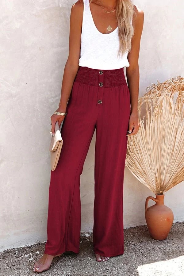 Riana - Relaxed High-Waisted Trousers