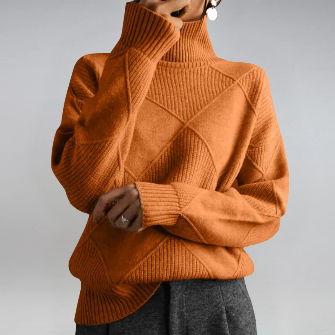 Lauren | Luxurious Cashmere Turtleneck Jumper