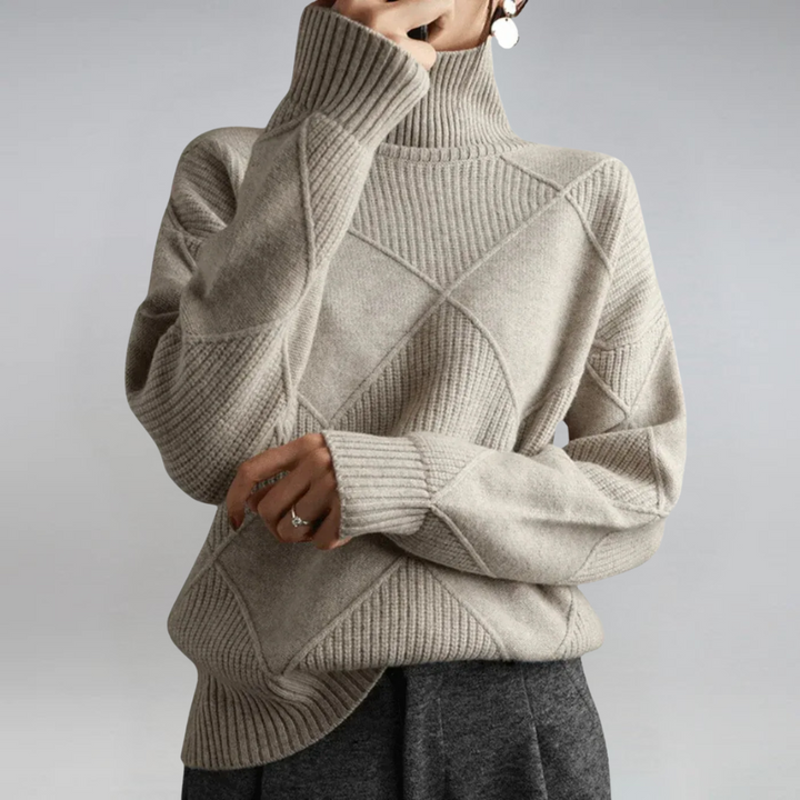 Lauren | Luxurious Cashmere Turtleneck Jumper