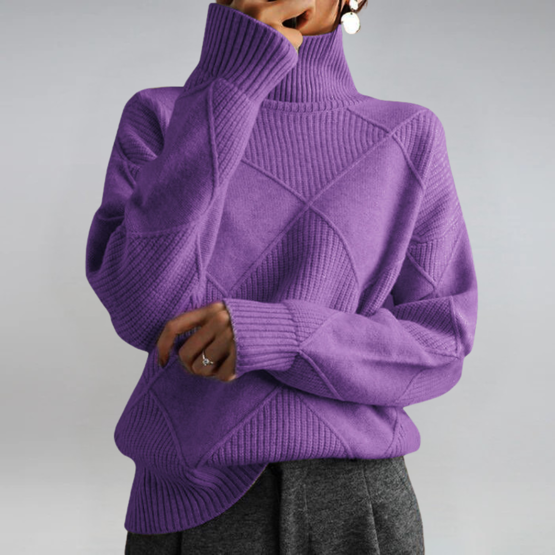 Lauren | Luxurious Cashmere Turtleneck Jumper