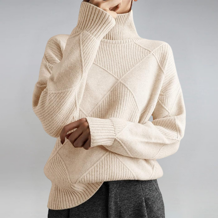 Lauren | Luxurious Cashmere Turtleneck Jumper