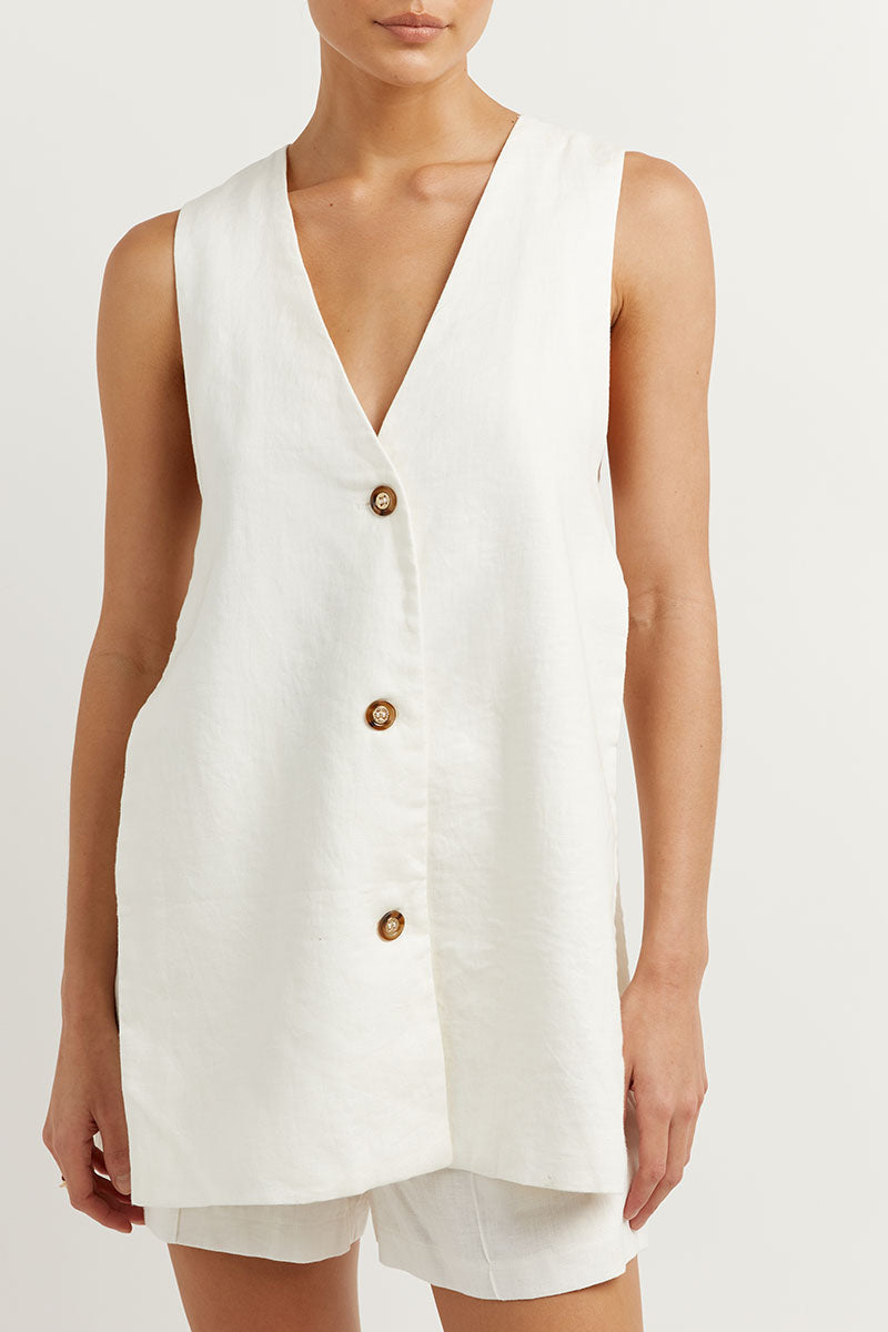 Fiona - Sleeveless Button Set