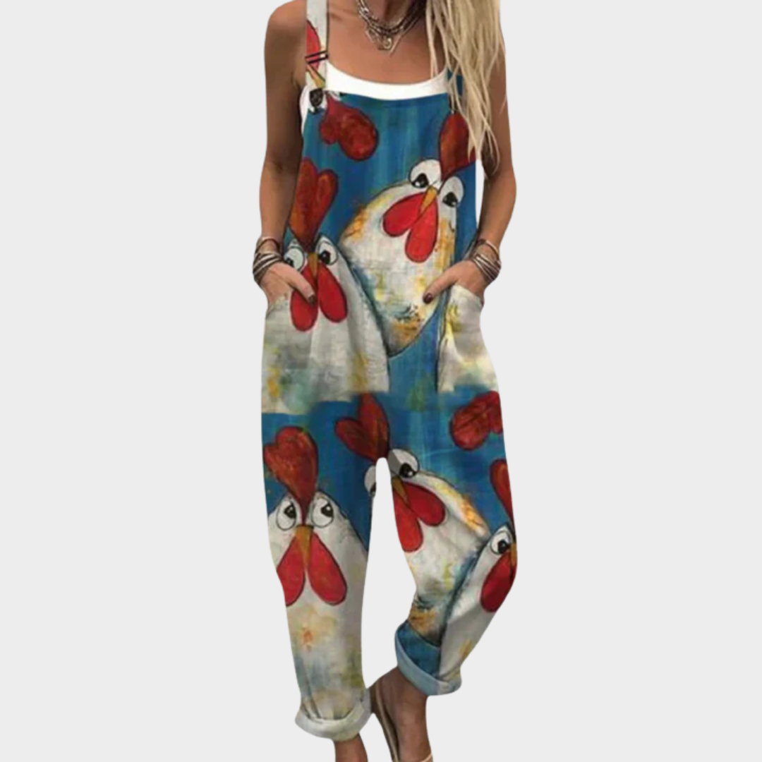 Comfy Printed Overalls