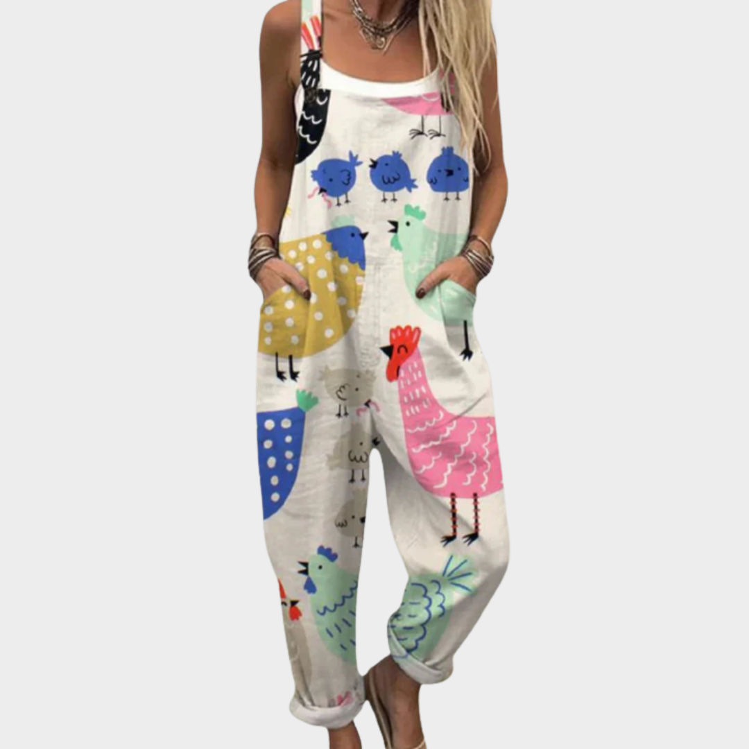 Comfy Printed Jumpsuit
