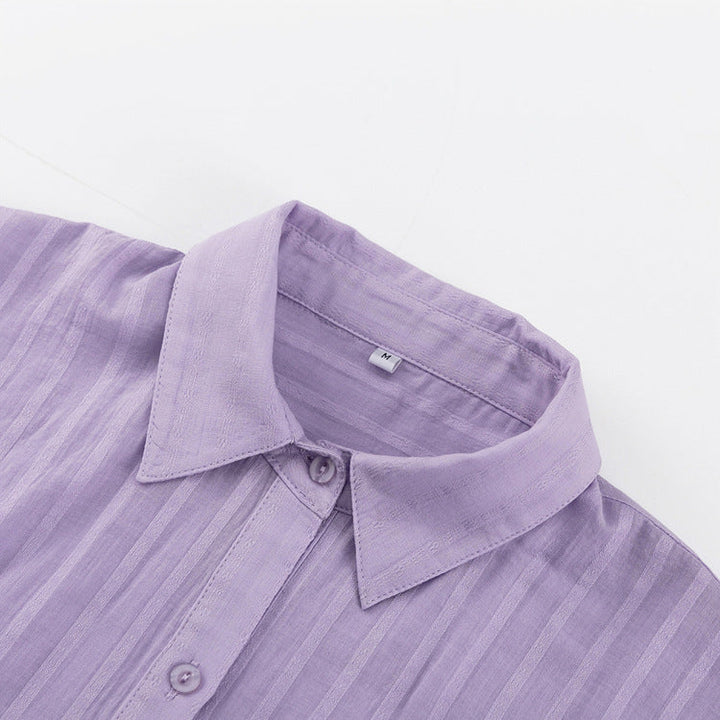 Viola - Button-Up Shirt and Shorts Set