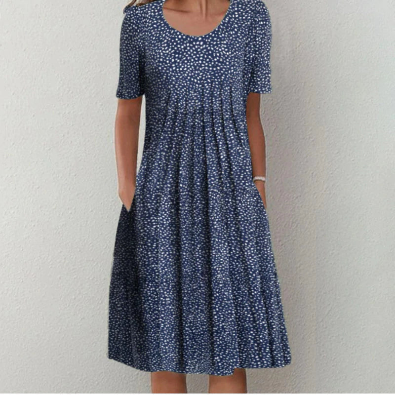 Hailey | Elegant Casual Floral Dress with Pockets