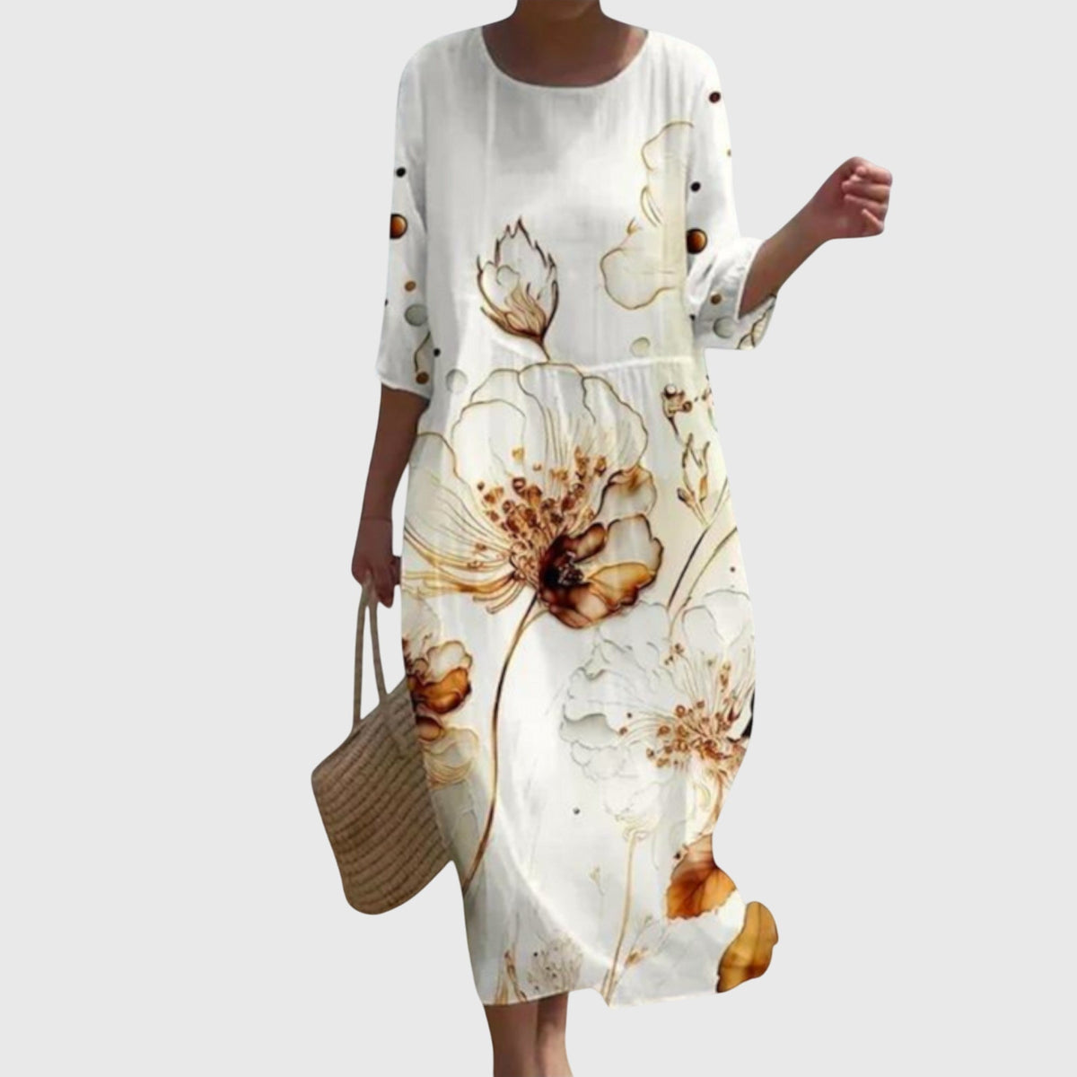 Melinda | Elegant Floral Maxi Dress