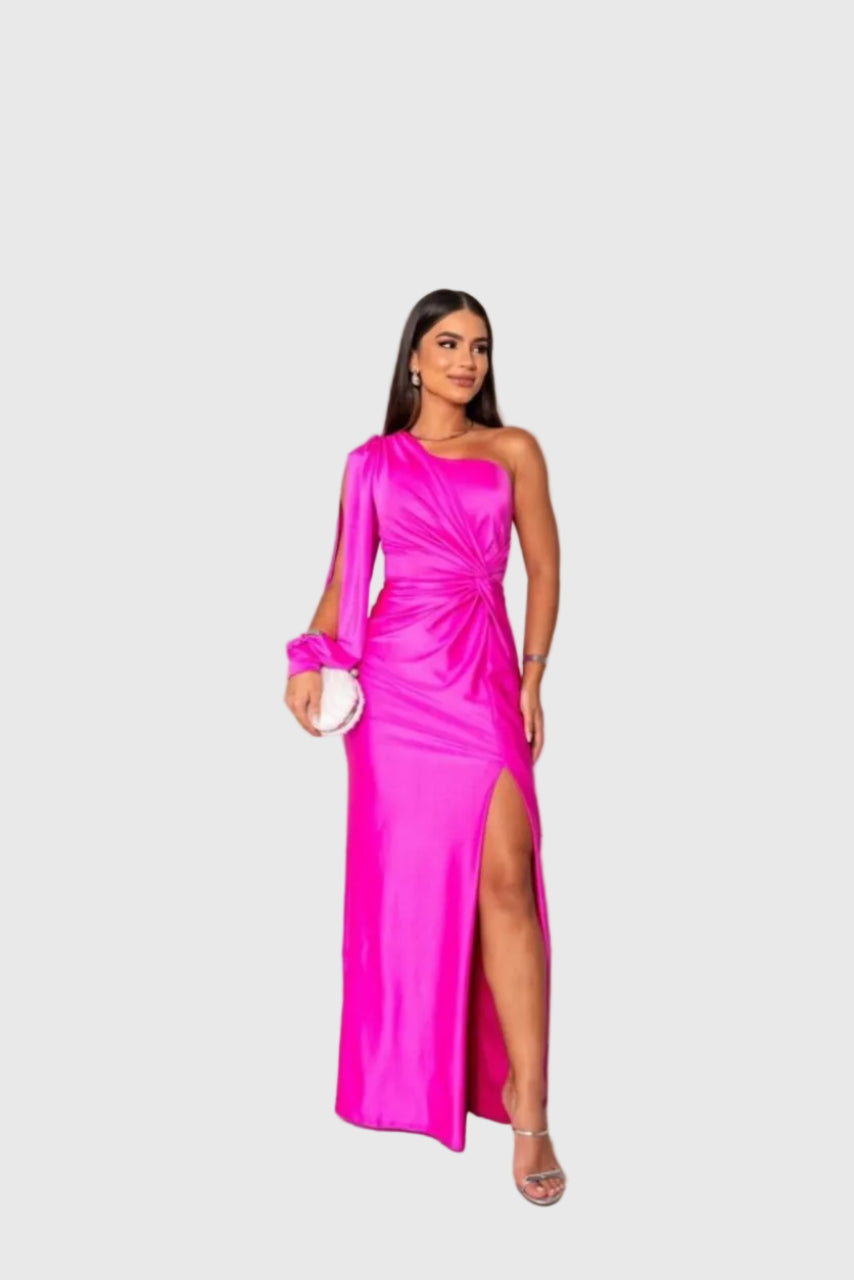 Lynette | Elegant Flowing Maxi Evening Dress