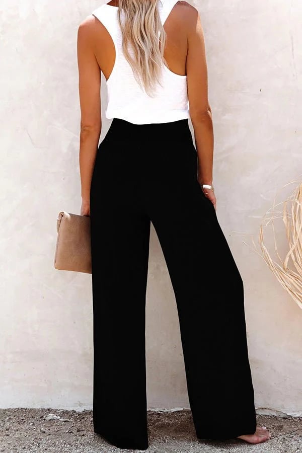 Riana - Relaxed High-Waisted Trousers