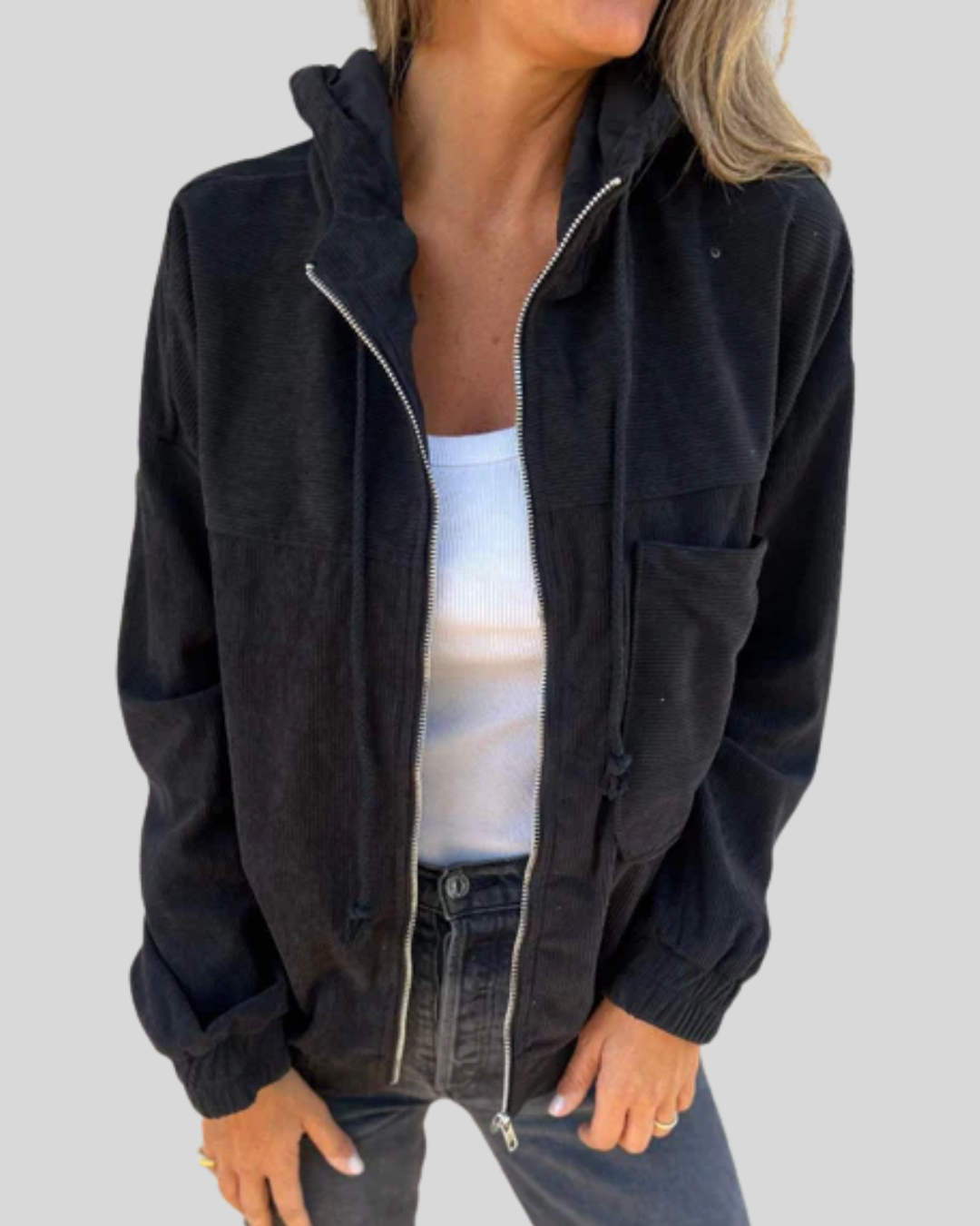 Mabel | Soft Zip-Up Hoodie