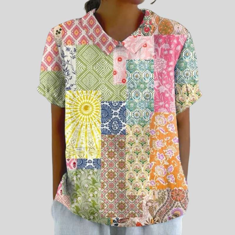 Olive | Floral Comfort Top
