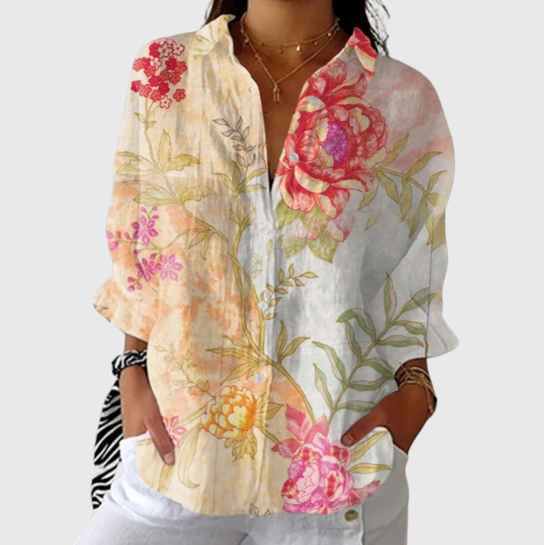 Colourful Lightweight Printed Blouse
