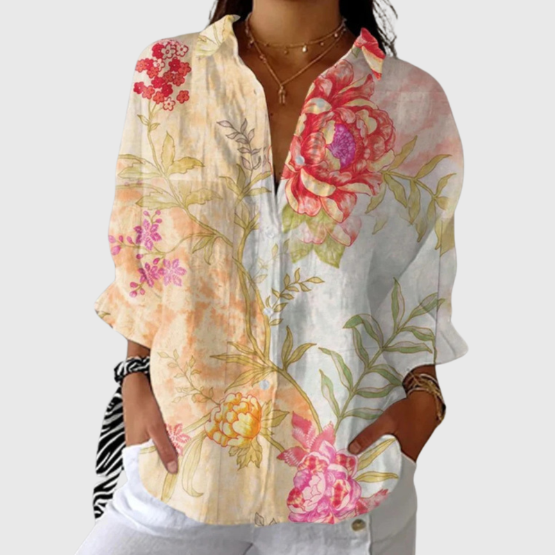 Edith | Lightweight Printed Blouse