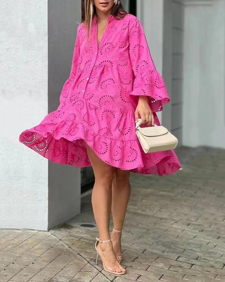 Lydia - Eyelet Dress