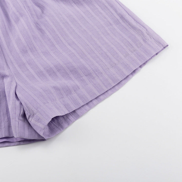 Viola - Button-Up Shirt and Shorts Set