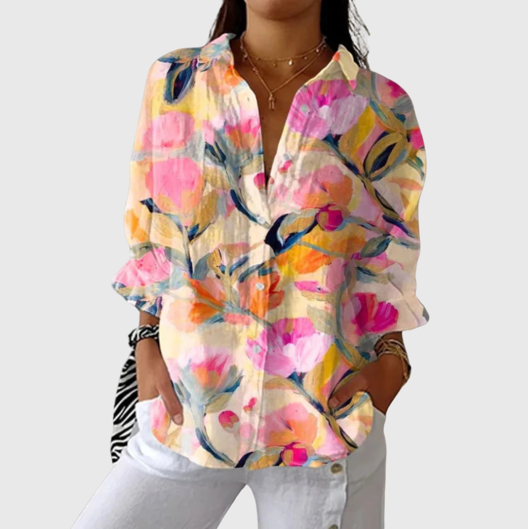 Colourful Lightweight Printed Blouse