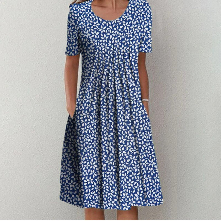 Hailey | Elegant Casual Floral Dress with Pockets