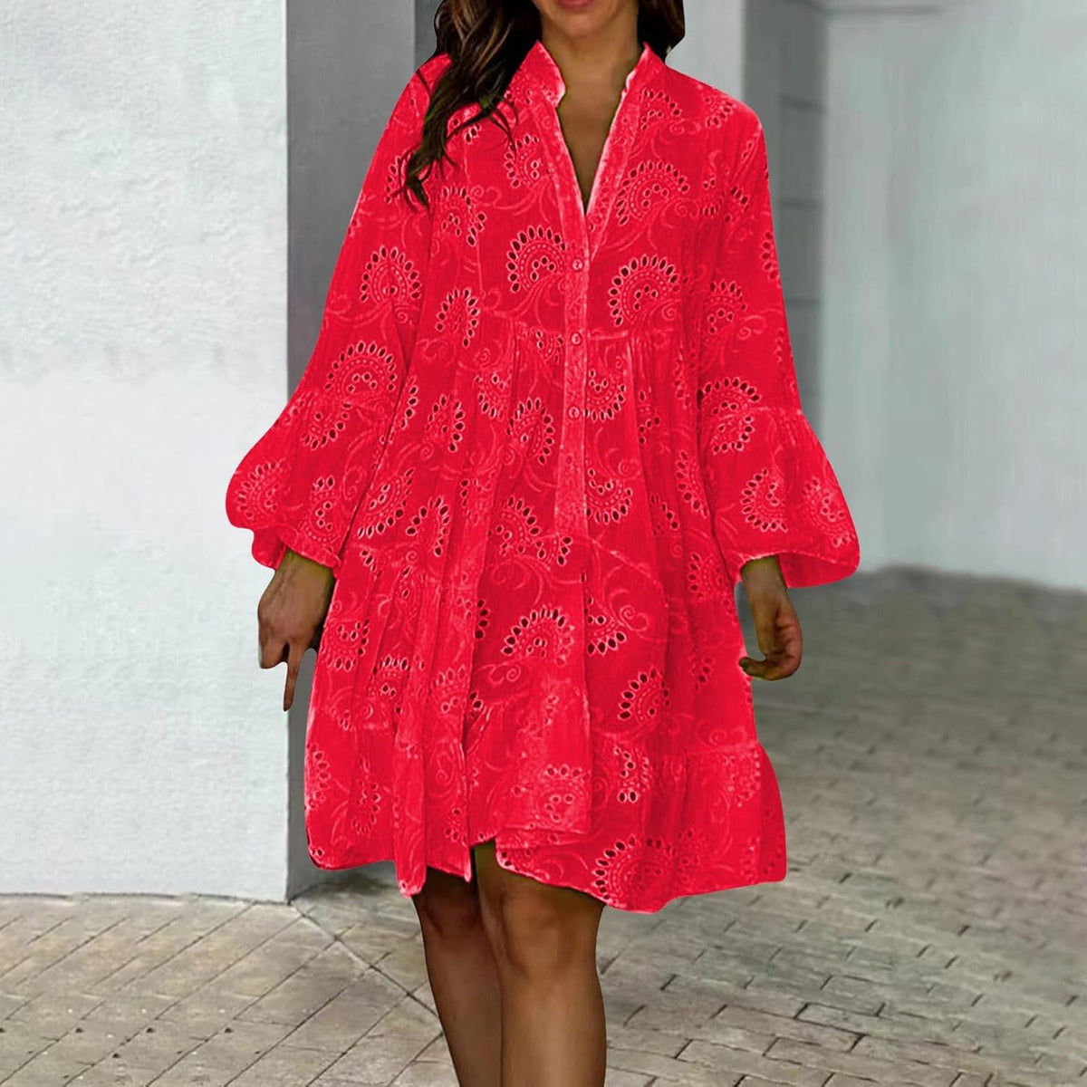 Georgia | Eyelet Dress