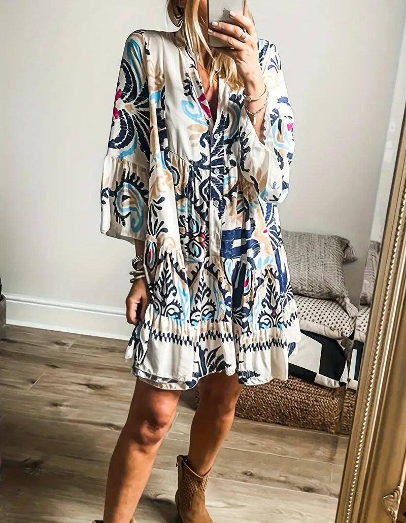 Natalie | Bohemian Tunic Dress