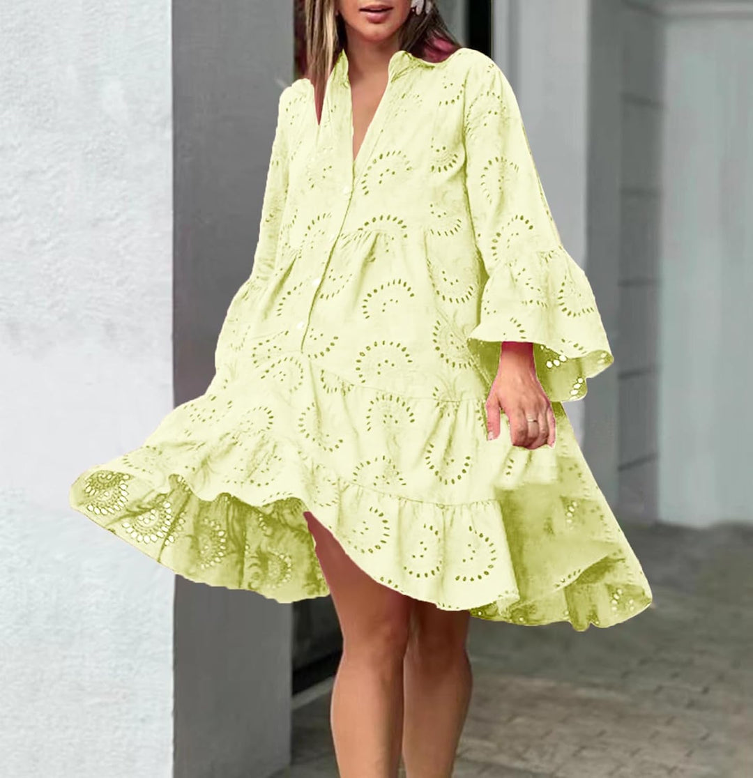 Lydia - Eyelet Dress